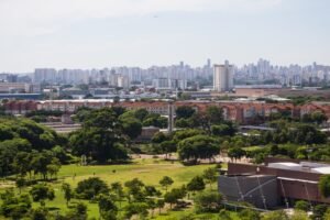 bairro de santana com suas casa e ruas