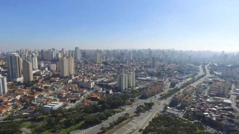 bairro da saúde visto do alto com seus prédios e ruas