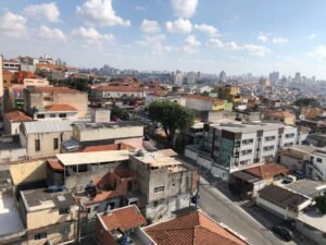 bairro vila medeiros com suas casa e ruas