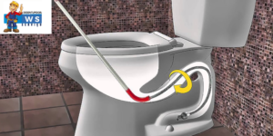 maquina dentro de um vaso sanitario