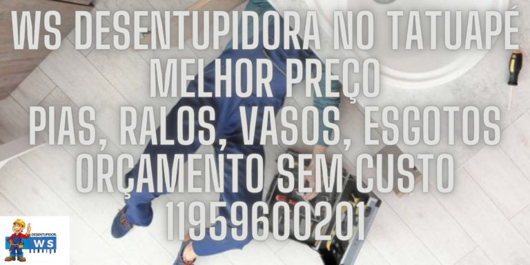 banner ws desentupidora tatuape