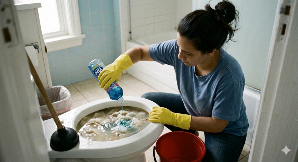 Como Desentupir Vaso com Sabonete