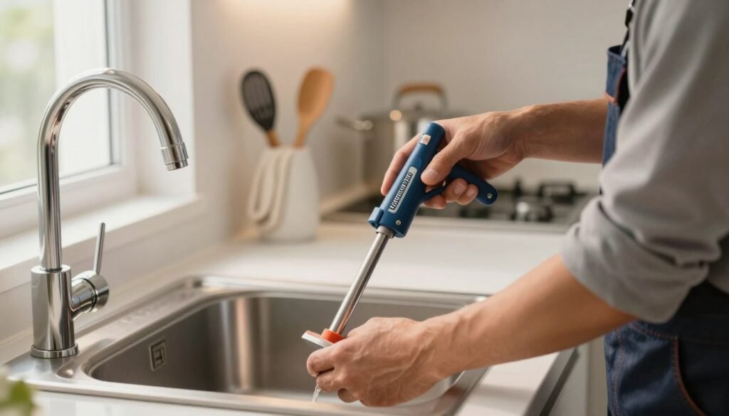 manutenção preventiva pia cozinha