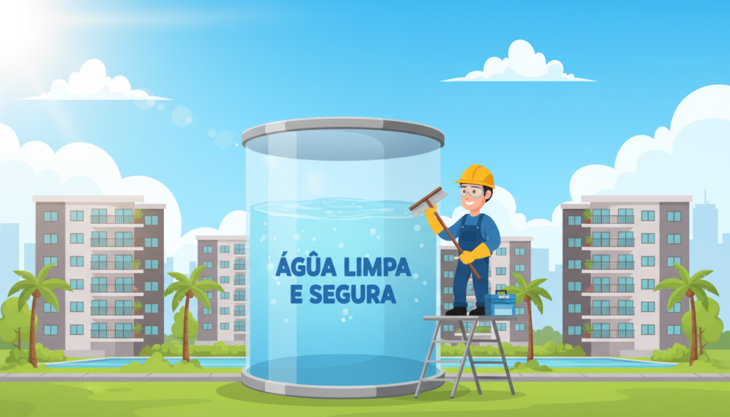 Limpeza de caixa de água