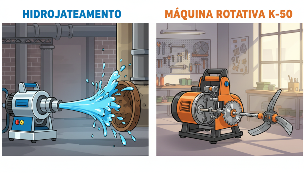 Máquina de desentupir